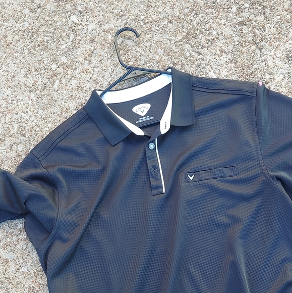Men's Callaway Golf polo size 2XL Black - Picture 1 of 6